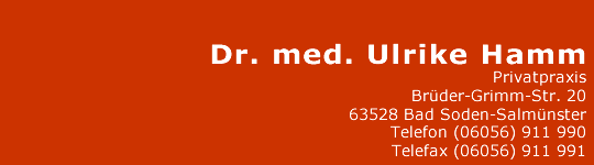 Dr. med. Ulrike Hamm Bad Soden-Salmnster